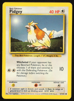 Pidgey 1999 Pokemon Base Unlimited #57 at PristineAuction.com