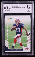 Marshawn Lynch 2007 Score #381 RC (BCCG 10) at PristineAuction.com