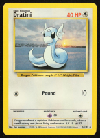 Dratini 1999 Pokemon Base Unlimited #26 at PristineAuction.com