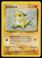 Sandshrew 1999 Pokemon Base Unlimited #62 at PristineAuction.com
