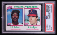 J.R. Richard / Nolan Ryan 1980 Topps #206 Strikeout Leaders (PSA 8) at PristineAuction.com