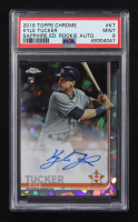 Kyle Tucker 2019 Topps Chrome Sapphire Edition Rookie Auto #CSA-KT RC (PSA 9) at PristineAuction.com