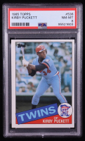 Kirby Puckett 1985 Topps #536 RC (PSA 8) at PristineAuction.com