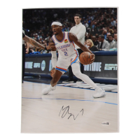 Shai Gilgeous-Alexander Signed Thunder 11x14 Photo (JSA) at PristineAuction.com