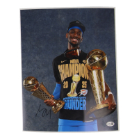 Shai Gilgeous-Alexander Signed Thunder 11x14 Photo (JSA) at PristineAuction.com