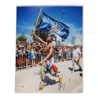 Shai Gilgeous-Alexander Signed Thunder 11x14 Photo (JSA) at PristineAuction.com
