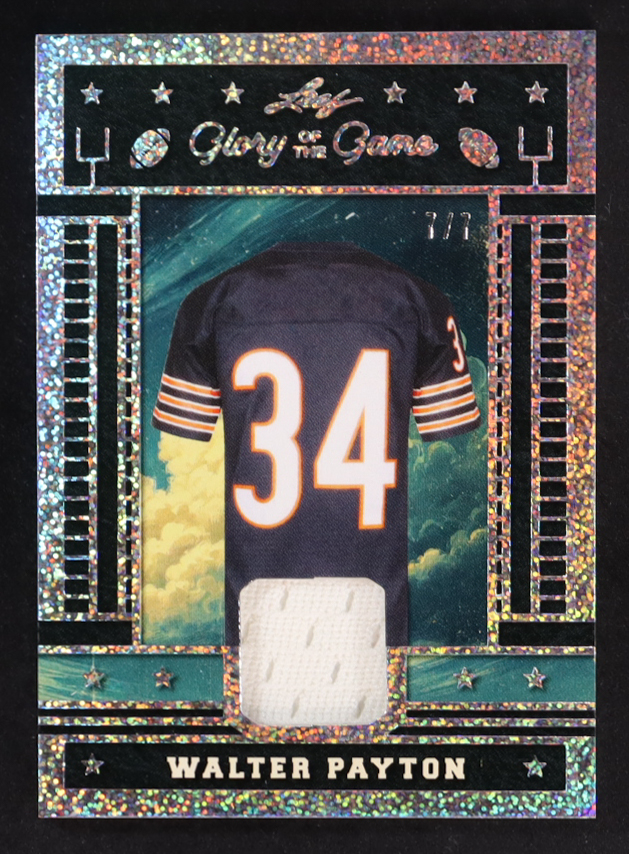 Walter Payton 2025 Leaf Glory of the Game Glory of the Game Used Holo Dots #GU51 #7/7 at PristineAuction.com Walter Payton 2025 Leaf Glory of the Game Glory of the Game Used Holo Dots #GU51 #7/7 at PristineAuction.com