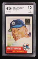 Mickey Mantle 1996 Topps Mantle 1953 Topps #3 (BCCG 10) at PristineAuction.com