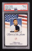 Derek Jeter 2002 Donruss Studio Spirit Of The Game #SG-4 (PSA 9) at PristineAuction.com