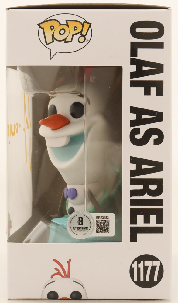 Josh Gad Signed "Disney Olaf Presents" #1177 Olaf As Ariel Funko Pop! Vinyl Figure Inscribed "-Olaf" (Beckett) at PristineAuction.com Josh Gad Signed "Disney Olaf Presents" #1177 Olaf As Ariel Funko Pop! Vinyl Figure Inscribed "-Olaf" (Beckett) at PristineAuction.com