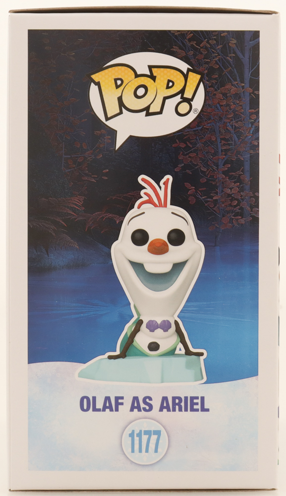 Josh Gad Signed "Disney Olaf Presents" #1177 Olaf As Ariel Funko Pop! Vinyl Figure Inscribed "-Olaf" (Beckett) at PristineAuction.com Josh Gad Signed "Disney Olaf Presents" #1177 Olaf As Ariel Funko Pop! Vinyl Figure Inscribed "-Olaf" (Beckett) at PristineAuction.com
