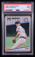 Greg Maddux 1989 Fleer Glossy #431 (PSA 9) at PristineAuction.com