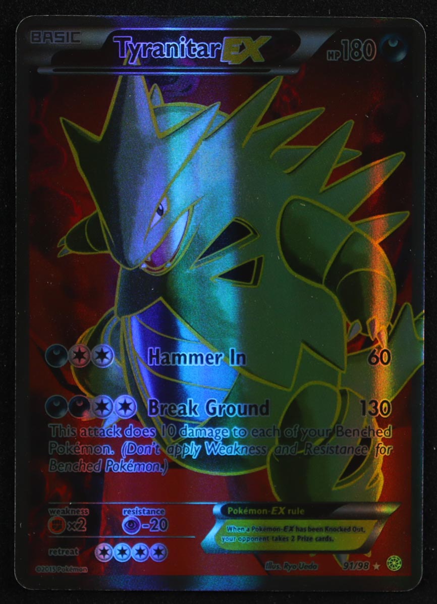 Tyranitar EX 2015 Pokemon Ancient Origins Holo #91 at PristineAuction.com Tyranitar EX 2015 Pokemon Ancient Origins Holo #91 at PristineAuction.com
