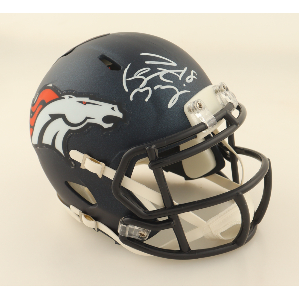 Peyton Manning Signed Broncos Speed Mini Helmet (PSA) at PristineAuction.com