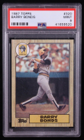 Barry Bonds 1987 Topps #320 RC (PSA 9) at PristineAuction.com