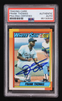 Frank Thomas Signed 1990 Topps #414 RC (PSA) at PristineAuction.com