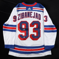 Mika Zibanejad Signed Rangers Adidas Authentic Jersey (AJ's Sports World) at PristineAuction.com
