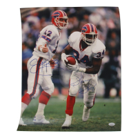 Jim Kelly & Thurman Thomas Signed Bills 16x20 Photo (JSA) at PristineAuction.com