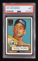 Mickey Mantle 1996 Topps Mantle 1952 Topps Reprint #2 (PSA 9) at PristineAuction.com