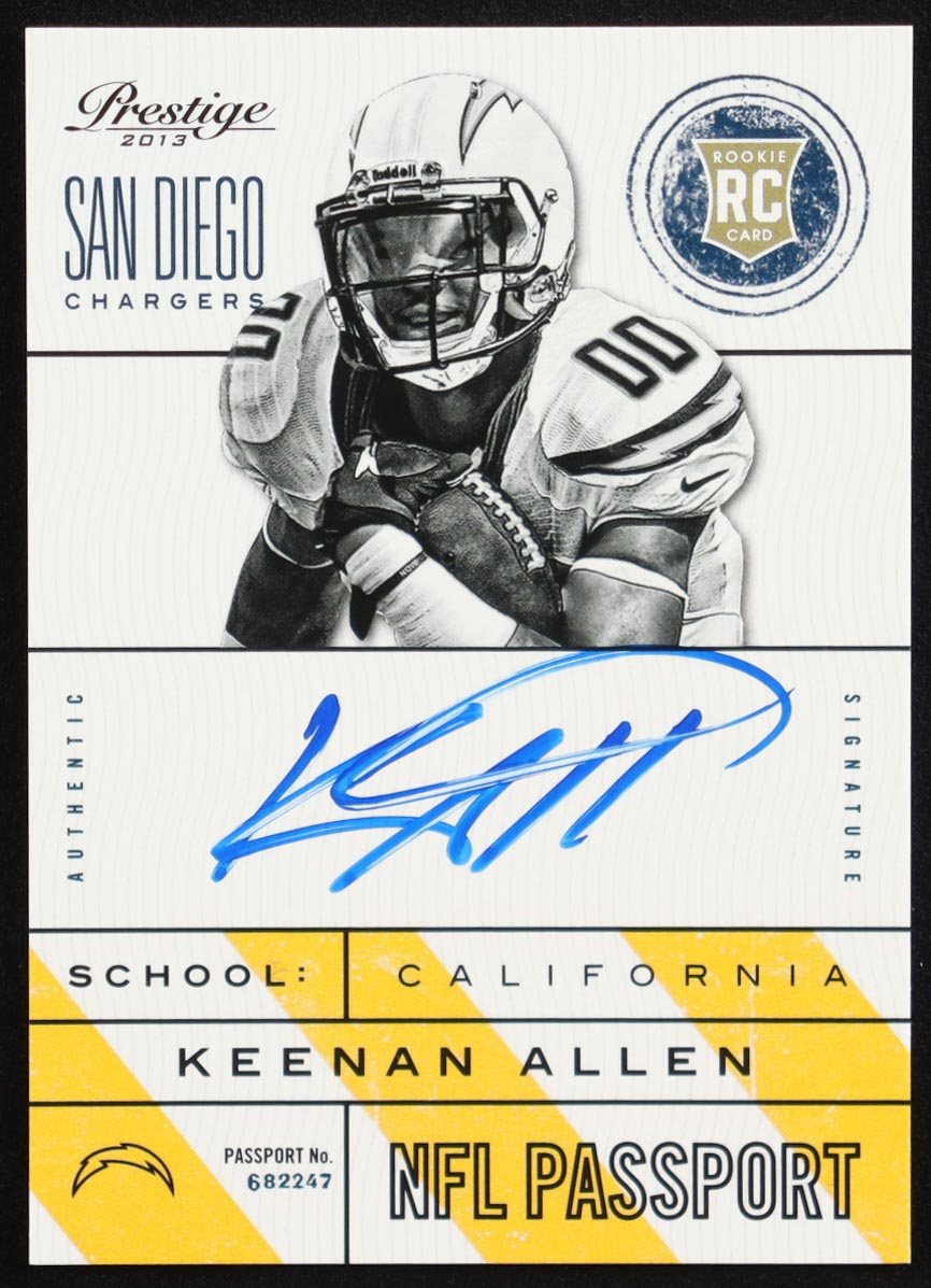 Keenan Allen 2013 Prestige NFL Passport Autographs #7 RC at PristineAuction.com Keenan Allen 2013 Prestige NFL Passport Autographs #7 RC at PristineAuction.com