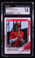 Elly De La Cruz 2024 Donruss #18 RC (CGC 10) at PristineAuction.com