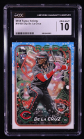 Elly De La Cruz 2024 Topps Holiday #H102 RC (CGC 10) at PristineAuction.com