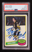 Brad Park Signed 1980-81 Topps #74 (PSA 3 | Autograph Graded PSA 10) at PristineAuction.com