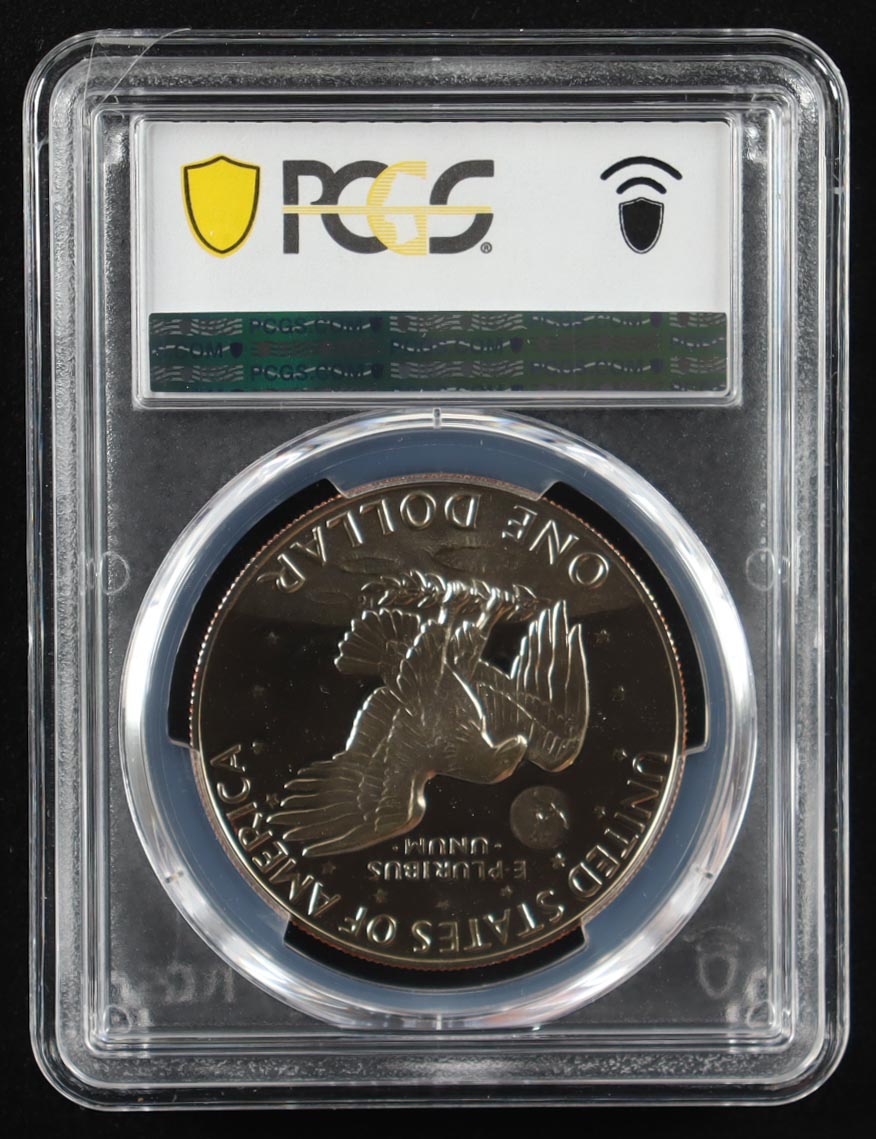 1977-S Eisenhower Silver $1 Dollar - Deep Cameo Proof (PCGS PR69DCAM) at PristineAuction.com 1977-S Eisenhower Silver $1 Dollar - Deep Cameo Proof (PCGS PR69DCAM) at PristineAuction.com