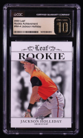 Jackson Holliday 2022 Leaf Rookie Achievement #RA-4 RC (CGC 10 Pristine) at PristineAuction.com