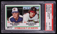 Phil Niekro / Nolan Ryan 1978 Topps #206 Strikeout Leaders DP (PSA 8) at PristineAuction.com