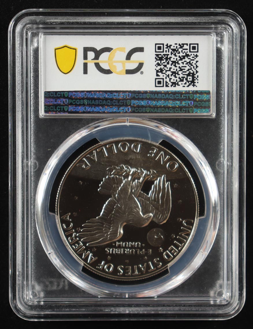 1977-S Eisenhower Silver $1 Dollar - Deep Cameo Proof (PCGS PR69DCAM) at PristineAuction.com 1977-S Eisenhower Silver $1 Dollar - Deep Cameo Proof (PCGS PR69DCAM) at PristineAuction.com