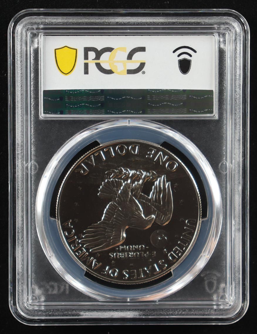 1977-S Eisenhower Silver $1 Dollar - Deep Cameo Proof (PCGS PR69DCAM) at PristineAuction.com 1977-S Eisenhower Silver $1 Dollar - Deep Cameo Proof (PCGS PR69DCAM) at PristineAuction.com