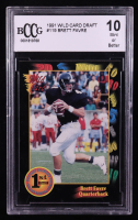 Brett Favre 1991 Wild Card Draft #119 RC (BCCG 10) at PristineAuction.com