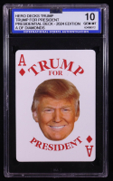 Donald Trump 2024 Hero Decks Trump for President Ace of Diamonds #NNO (ISA 10) at PristineAuction.com