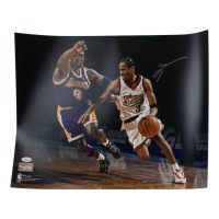 Allen Iverson Signed 76ers 16x20 Photo (JSA) at PristineAuction.com