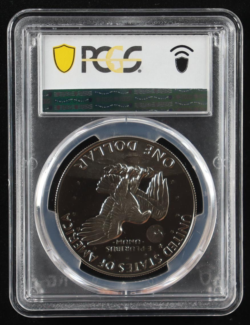 1977-S Eisenhower Silver $1 Dollar - Deep Cameo Proof (PCGS PR69DCAM) at PristineAuction.com 1977-S Eisenhower Silver $1 Dollar - Deep Cameo Proof (PCGS PR69DCAM) at PristineAuction.com