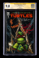 2024 "Teenage Mutant Ninja Turtles" Issue #1 IDW Comic Book Signed By (4) With Kevin Eastman, Josh Pais, Robbie Rist & Brian Tochi With Character Inscriptions (CGC 9.8) at PristineAuction.com
