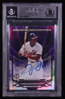 Frank Thomas Signed 2016 Topps Tribute Foundations of Greatness Autographs Purple #THENFT #16/50 (BGS Encapsulated) at PristineAuction.com