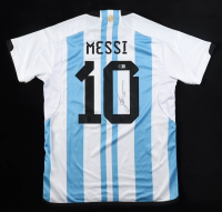 Lionel Messi Signed Argentina Adidas Authentic Jersey Inscribed "Leo" (Beckett) at PristineAuction.com