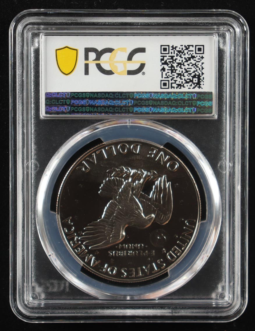 1977-S Eisenhower Silver $1 Dollar - Deep Cameo Proof (PCGS PR69DCAM) at PristineAuction.com 1977-S Eisenhower Silver $1 Dollar - Deep Cameo Proof (PCGS PR69DCAM) at PristineAuction.com