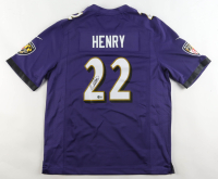 Derrick Henry Signed Ravens Nike Authentic Jersey (Beckett) at PristineAuction.com