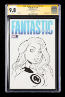 Craig Rousseau Signed & Sketched 2023 "Fantastic Four" Issue #1 Sketch Edition Cover Marvel Comic Book (CGC 9.8) at PristineAuction.com