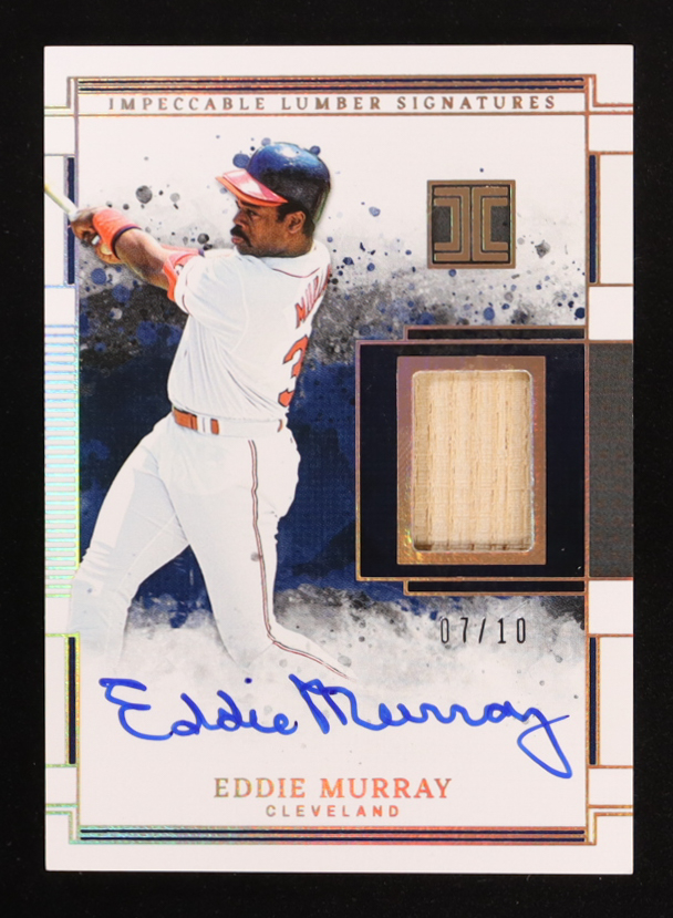 Eddie Murray 2025 Panini Impeccable Impeccable Lumber Signatures Holo Gold #40 #7/10 at PristineAuction.com Eddie Murray 2025 Panini Impeccable Impeccable Lumber Signatures Holo Gold #40 #7/10 at PristineAuction.com