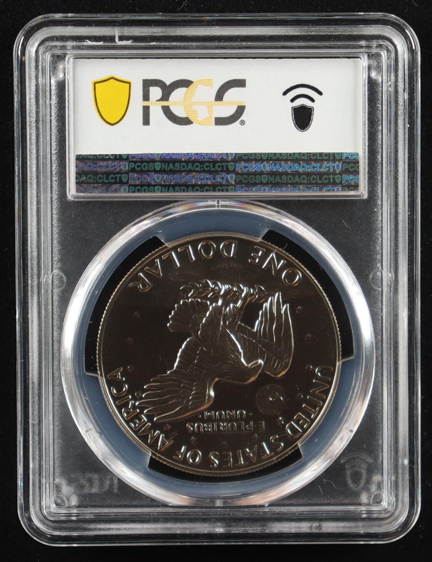 1977-S Eisenhower Silver $1 Dollar - Deep Cameo Proof (PCGS PR69DCAM) at PristineAuction.com 1977-S Eisenhower Silver $1 Dollar - Deep Cameo Proof (PCGS PR69DCAM) at PristineAuction.com