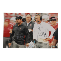 Urban Meyer & Ryan Day Signed Ohio State Buckeyes 11x17 Photo (Authentic Ink) at PristineAuction.com
