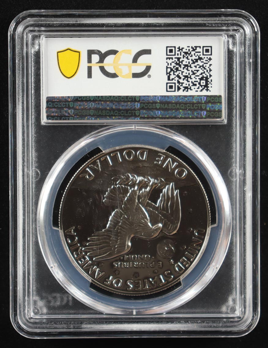1977-S Eisenhower Silver $1 Dollar - Deep Cameo Proof (PCGS PR69DCAM) at PristineAuction.com 1977-S Eisenhower Silver $1 Dollar - Deep Cameo Proof (PCGS PR69DCAM) at PristineAuction.com