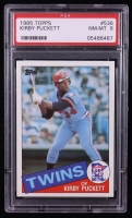 Kirby Puckett 1985 Topps #536 RC (PSA 8) at PristineAuction.com