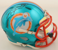 Jason Taylor Signed Dolphins Flash Alternate Speed Mini Helmet with Visor (Beckett) at PristineAuction.com