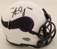 Aaron Jones Signed Vikings Lunar Eclipse Alternate Speed Mini Helmet (Beckett) at PristineAuction.com