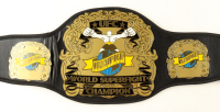 Royce Gracie Signed Full-Size UFC World Superfight Champion Belt Inscribed "UFC 1, 2, & 4 Champ" & "HOF 03" (Beckett) at PristineAuction.com